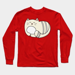 Contented Cat Long Sleeve T-Shirt